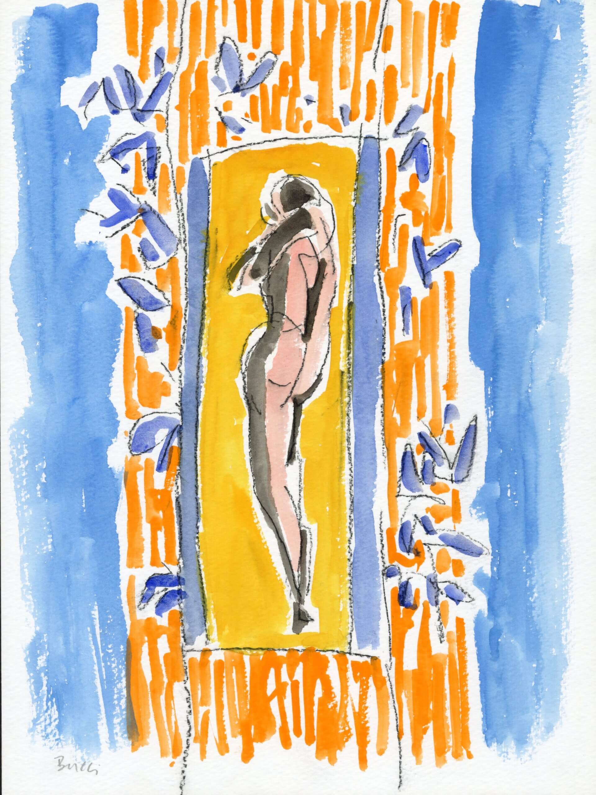 Image of Untitled (D331) Framed figure 10/29/98