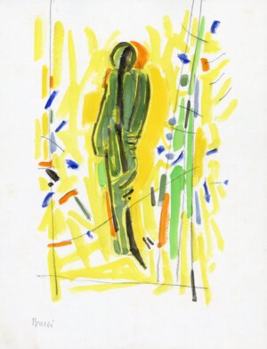 Photo of Untitled (D334) Figure in green 1/6/4 artwork