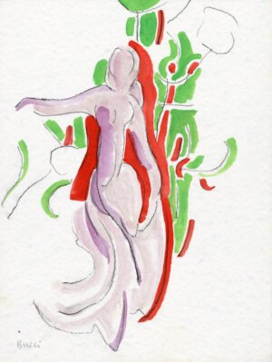 Photo of Untitled (D338) Fashion figure 2/22/98 artwork
